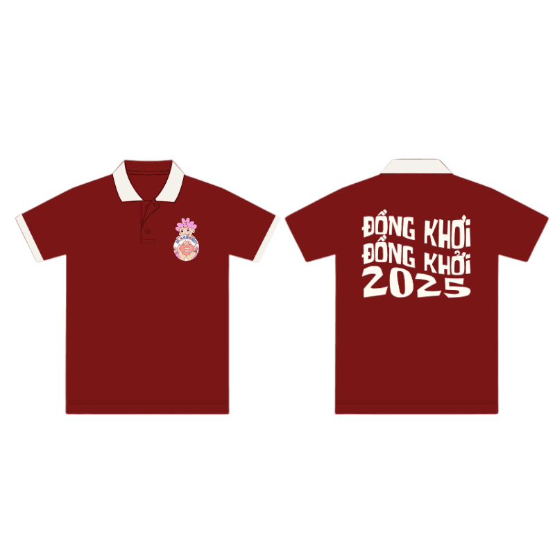 Burgundy Polo, White Collar