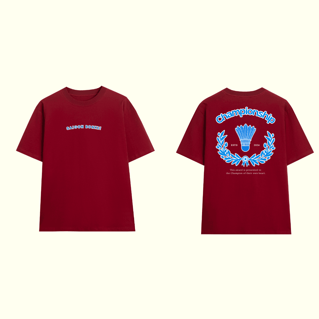 Wine Red Graphic Tee III